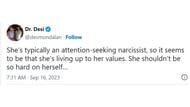Netizen reacts to Lauren Boebert's apology (Image via Twitter/@desmondalan)